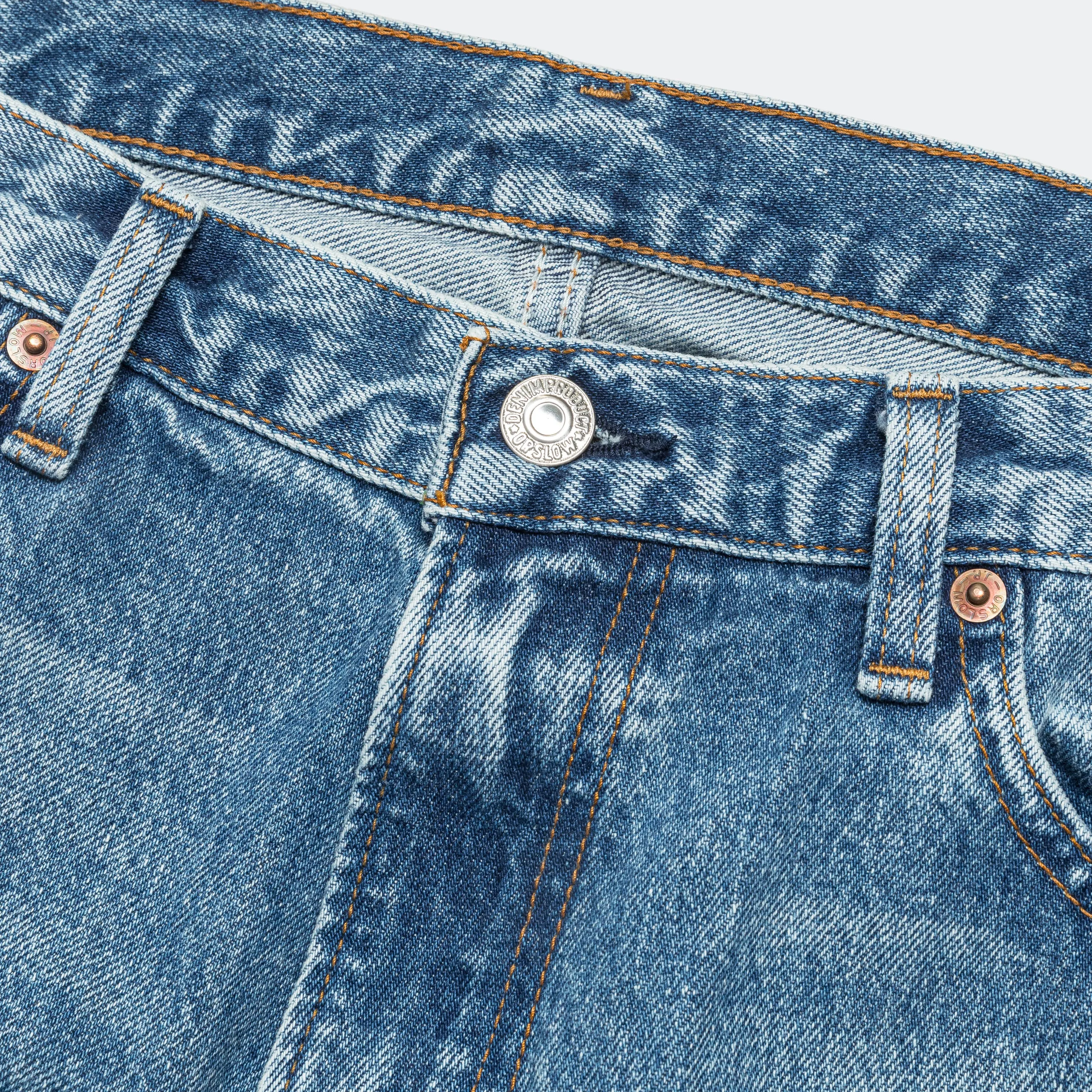 101 Dad's Fit Denim Pants - Denim Used Basic Piece