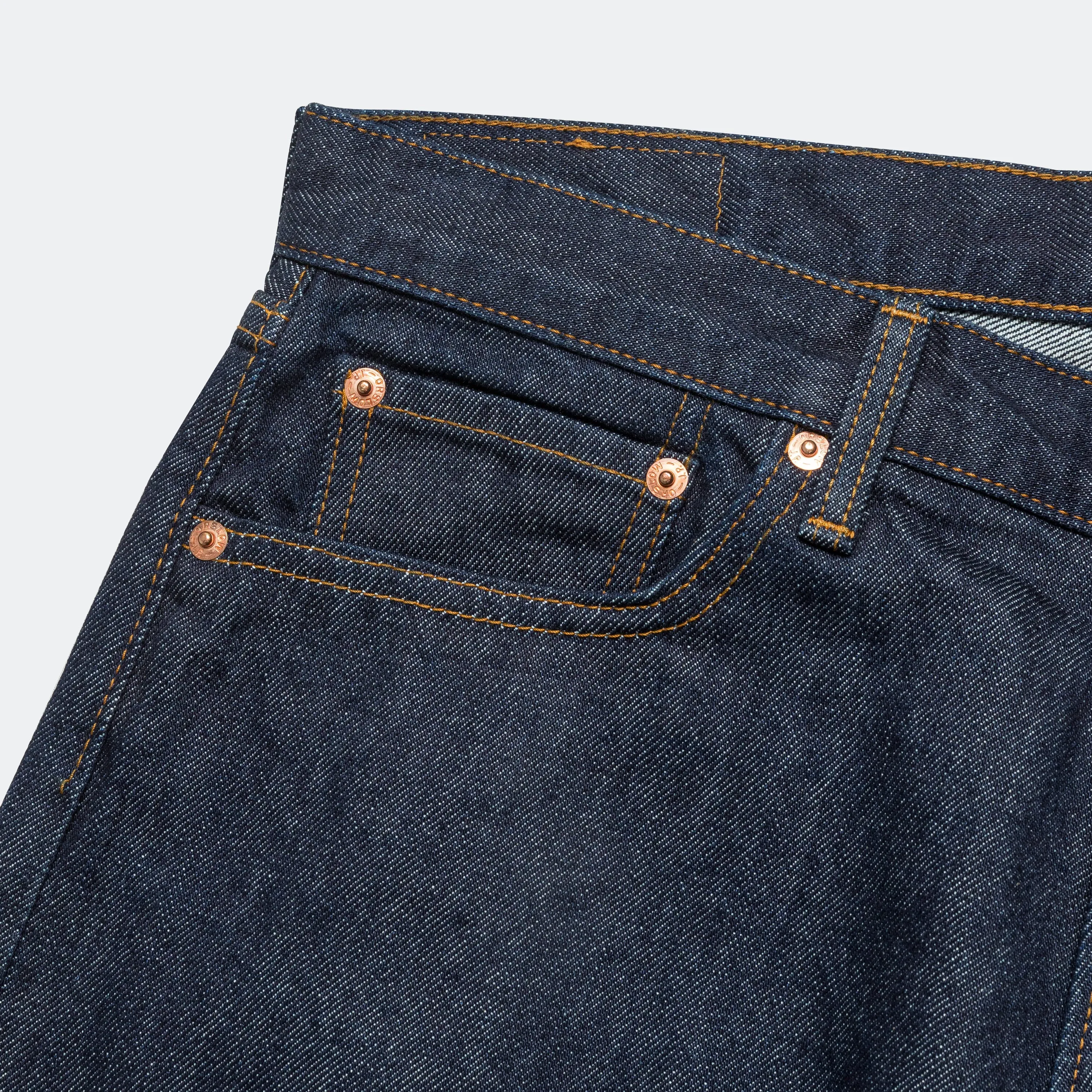 101 Dad's Fit Denim Pants - One Wash Family Style Elegant