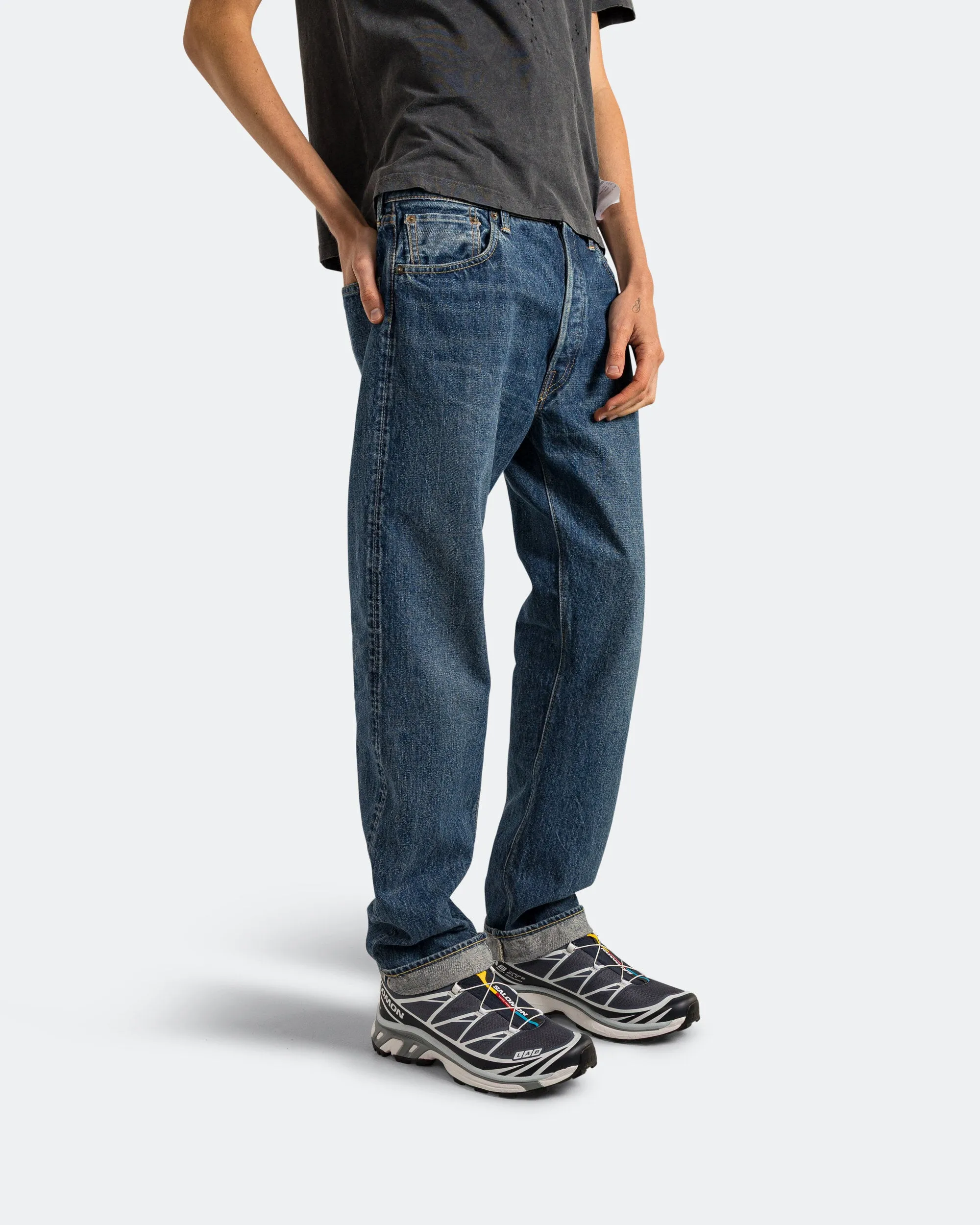 105 Standard Selvedge Denim - 2 Year Wash Autumn Days Outdoor Enthusiast Streetwear Fan Streetwear Fan Premium