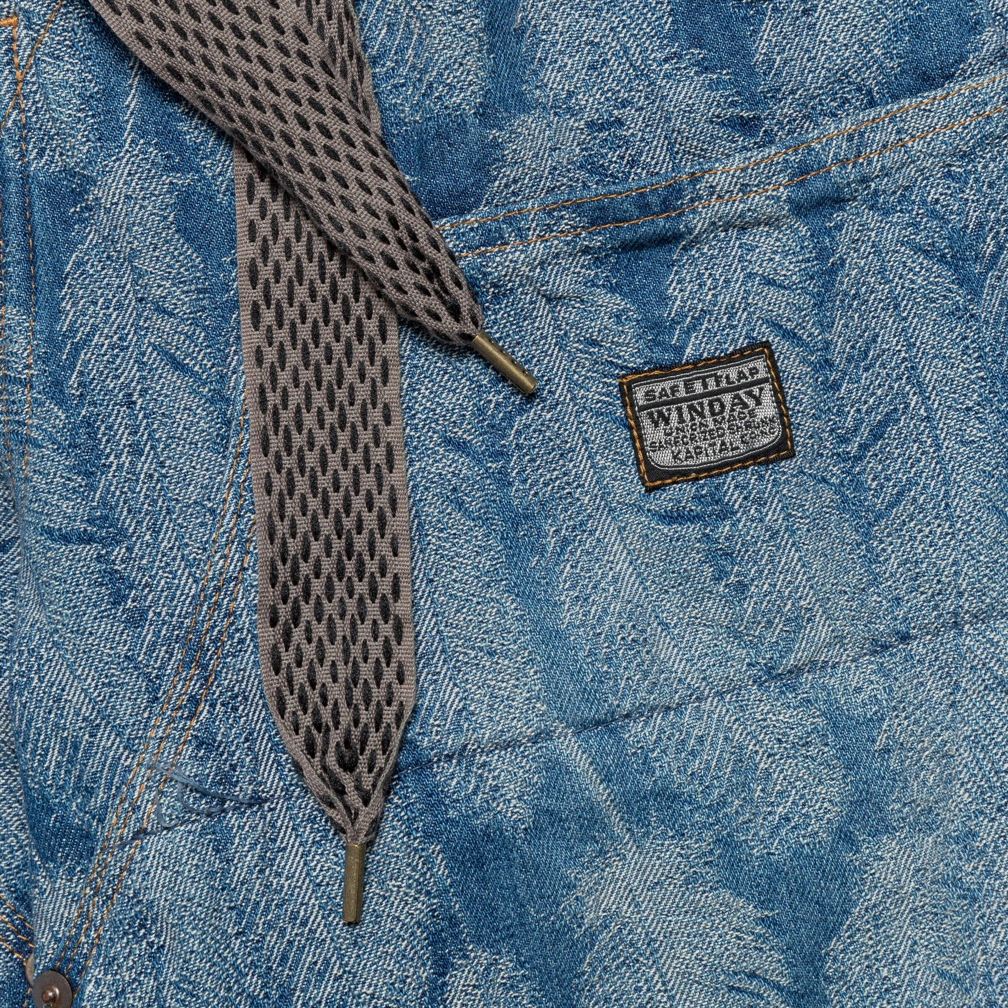 12oz MAGPIE Denim W-Knee EASY Baggy Pants - Light Tangle Free Cuffs Flattering Design Wear