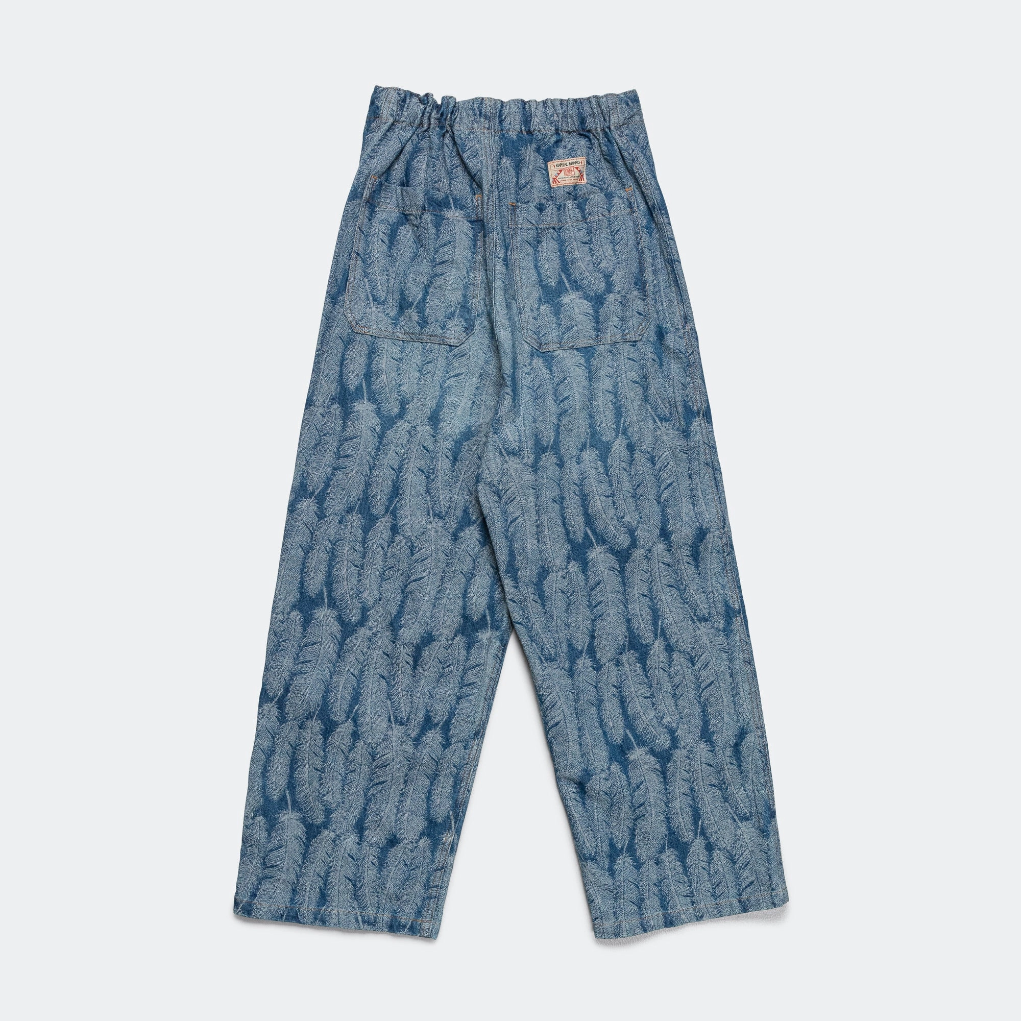 Stay Fresh Cozy Essentials 12oz MAGPIE Denim W-Knee EASY Baggy Pants - Light