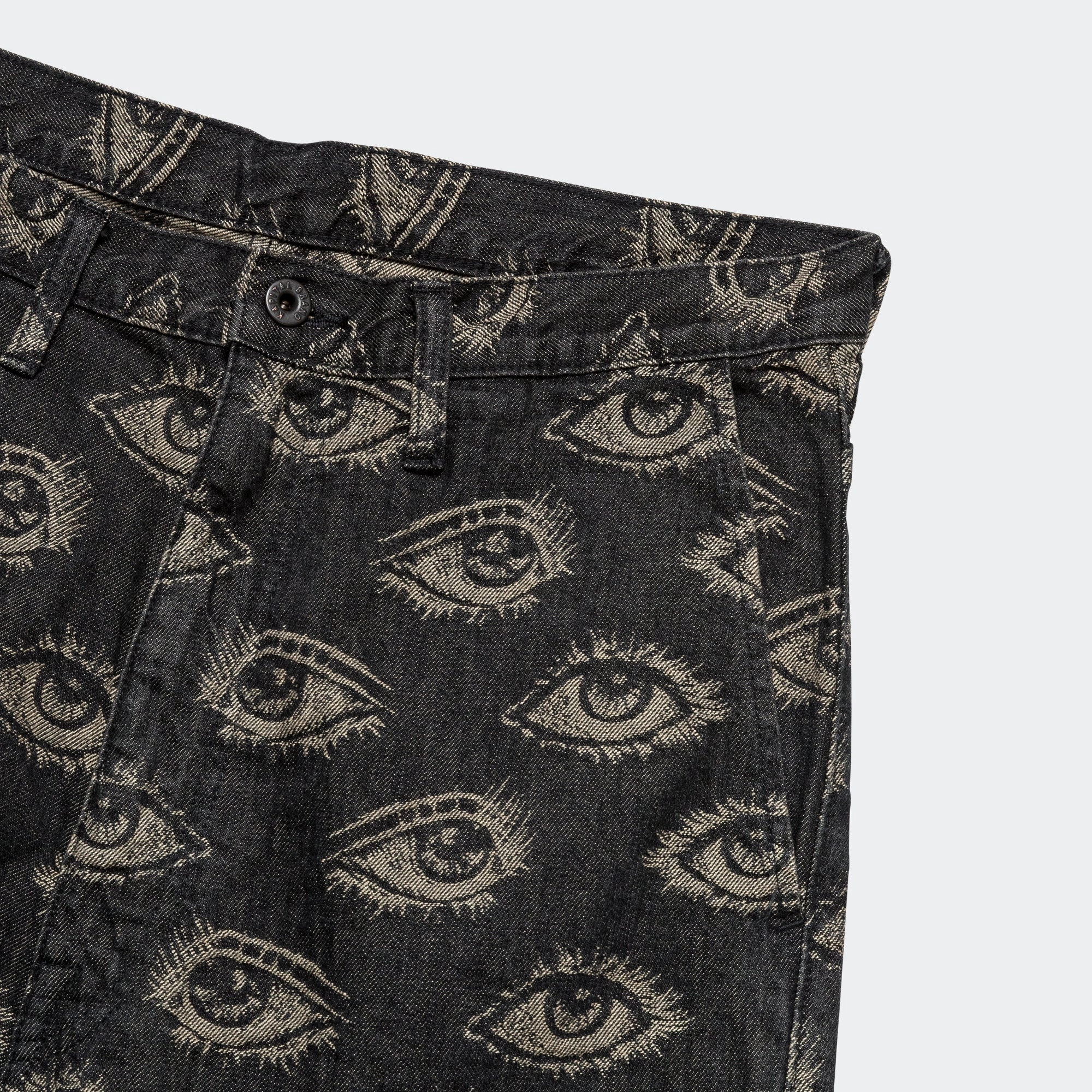 Feminine Fit 12oz SPEAKEASY Denim PORT Baggy Pants - Black