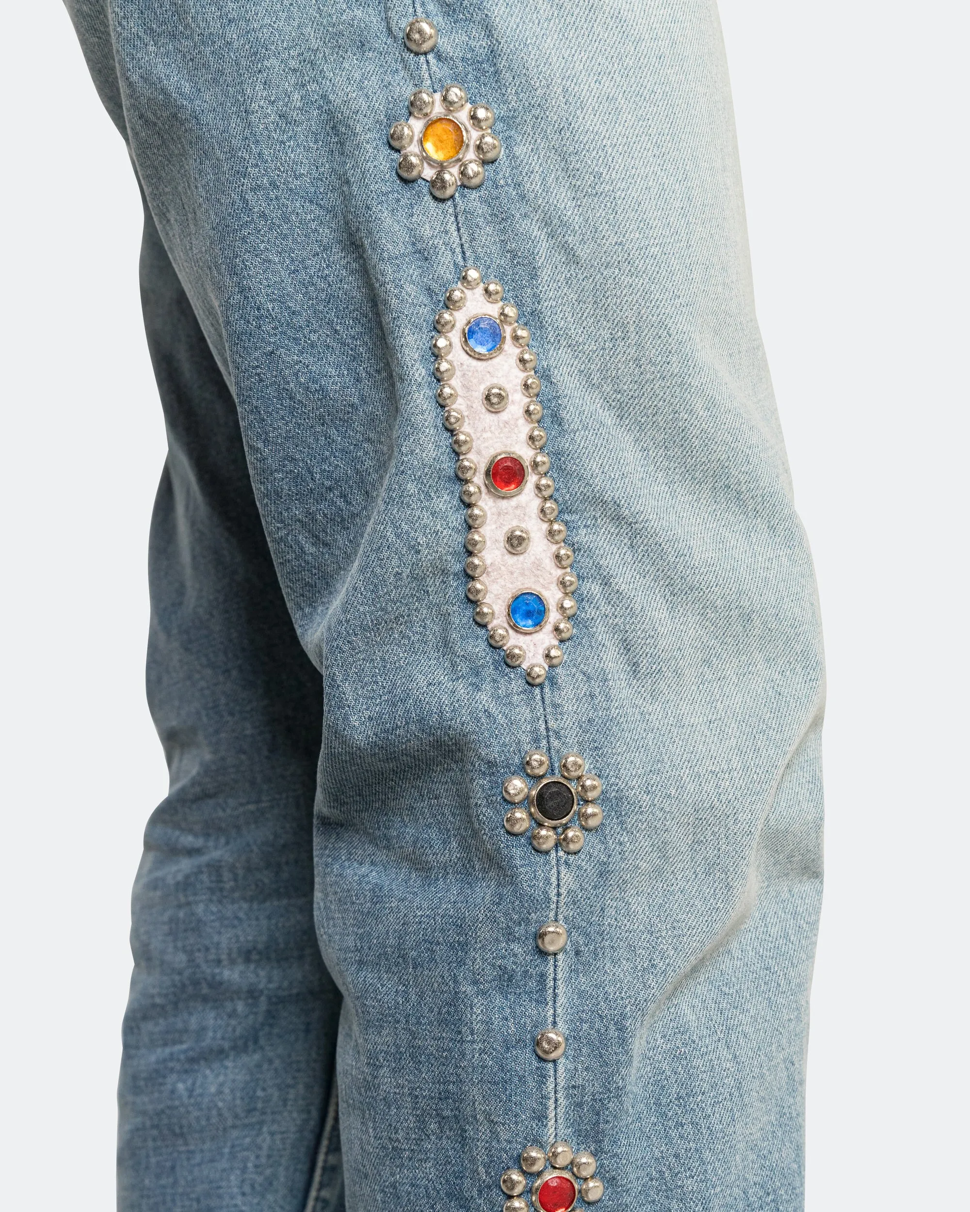 Utility Fit 14oz Denim 5p MONKEY CISCO (STUDS) - PRO