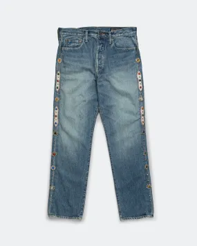 Smart Casual Shrink Resistant Denim 14oz Denim 5p MONKEY CISCO (STUDS) - PRO