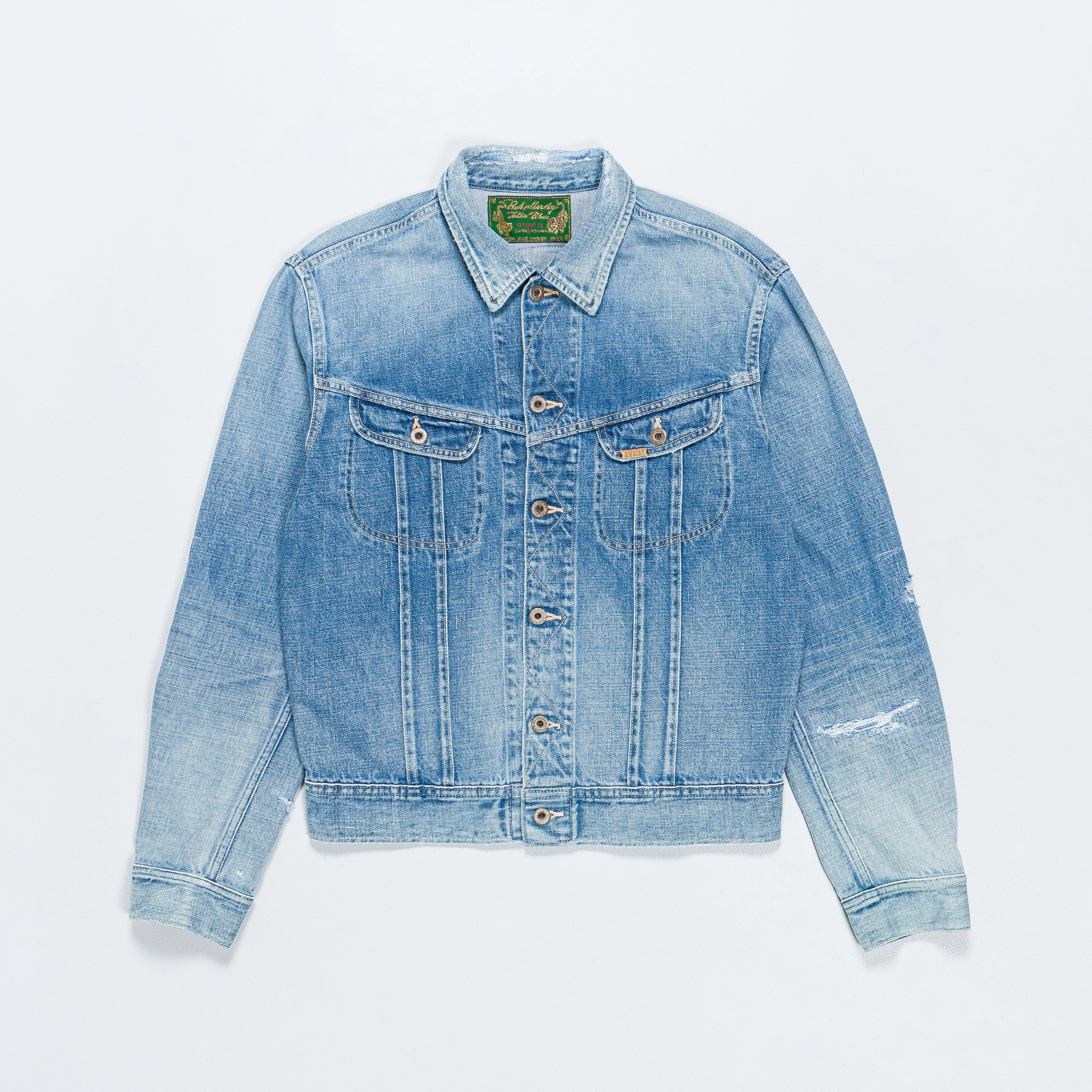 14oz Denim MARLEY UPRISING Jacket - Light Flexible Shoulder Gussets
