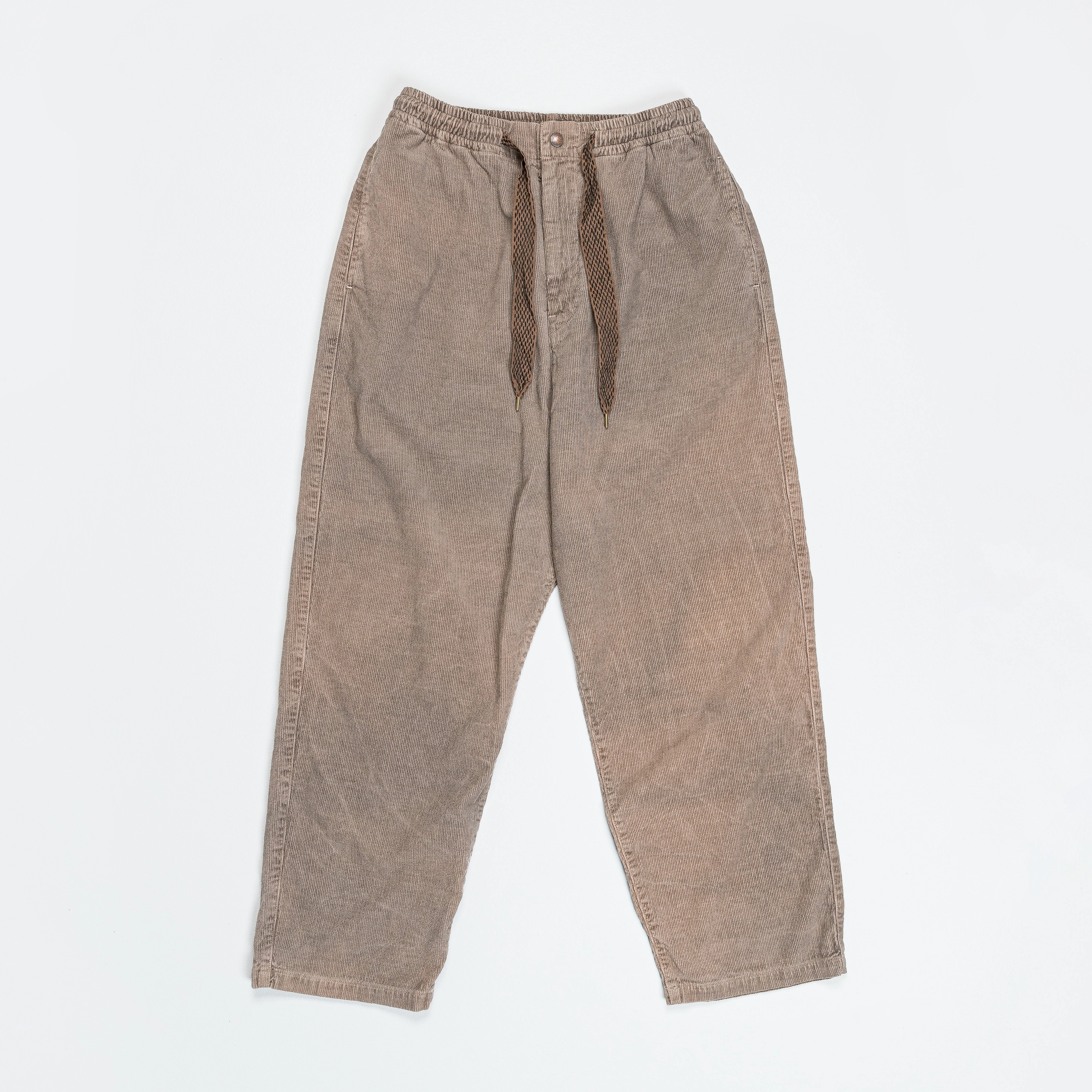 14W Corduroy EASY Pants - Dark Gray High Rise