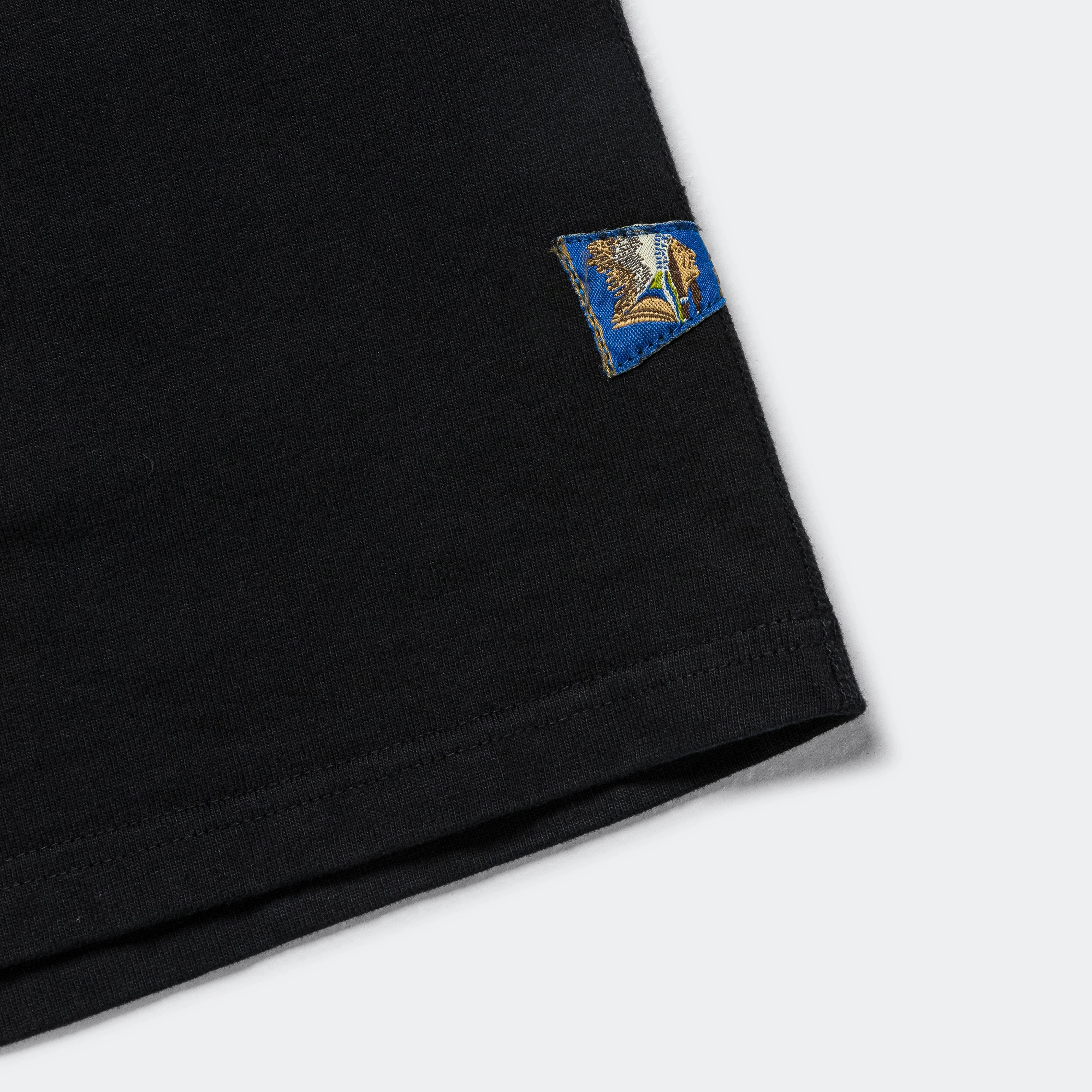 BreathableFabric 16/-Dense Jersey Butterfly Concho Pocket T - Black