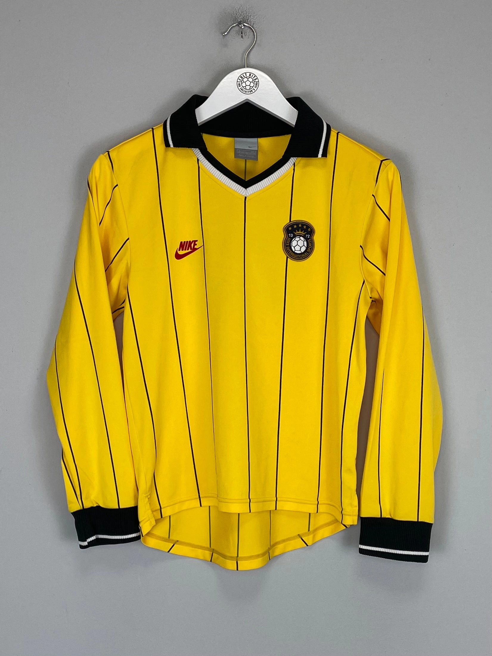 1972 NIKE L/S INTERNATIONAL SPORTS SHIRT (L.KIDS) Active Performance Moisture Control Lining