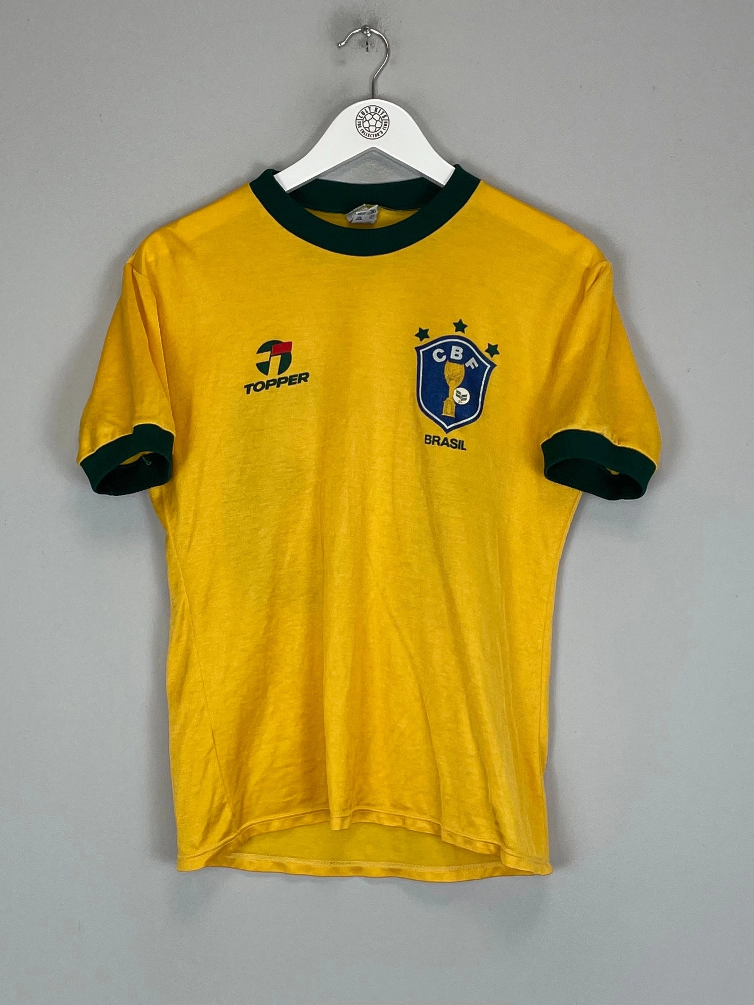 Comfort Apparel 1982/85 BRAZIL #13 HOME SHIRT (S) TOPPER