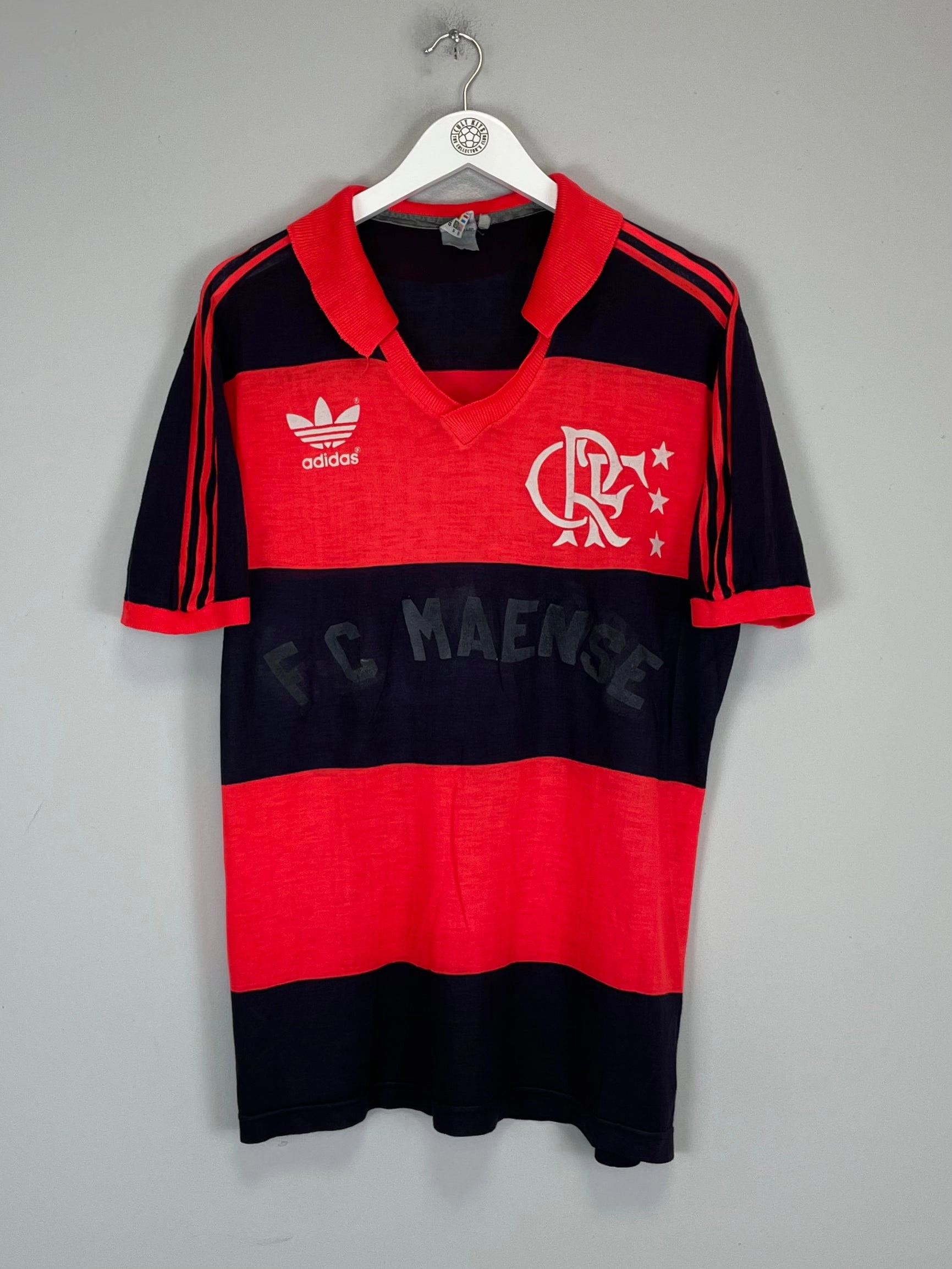 Anti Shrink Treatment 1985/86 FLAMENGO HOME SHIRT (M) ADIDAS