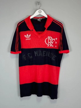 Anti Shrink Treatment 1985/86 FLAMENGO HOME SHIRT (M) ADIDAS