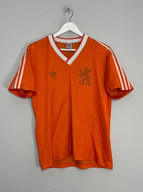 1985/88 NETHERLANDS HOME SHIRT (M) ADIDAS Soft Binding Edges Wind Resistant Outer Layer