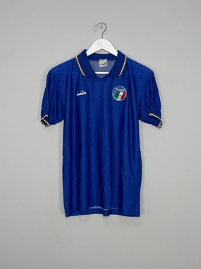 Wrinkle Free Travel Fabric Dynamic Texture 1986/90 ITALY HOME SHIRT (L) DIADORA