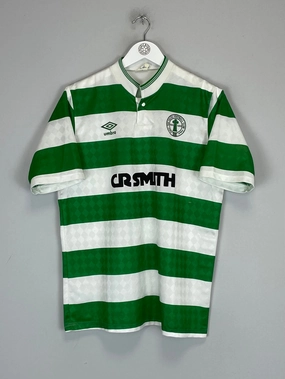 1987/89 CELTIC HOME SHIRT (M) UMBRO Casual Fit