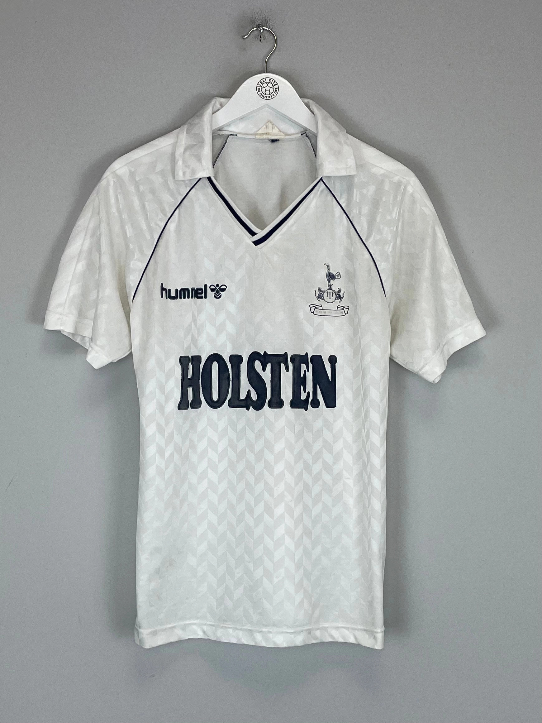 1987/89 TOTTENHAM HOME SHIRT (M) HUMMEL Speed Ready