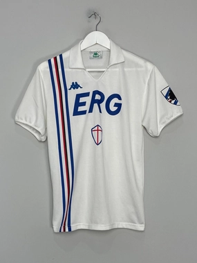 Lightweight Fabric 1988/89 SAMPDORIA AWAY SHIRT (S) KAPPA