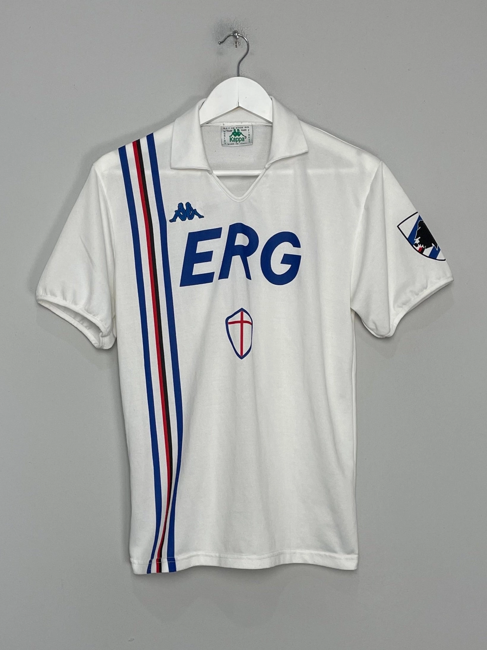 Lightweight Fabric 1988/89 SAMPDORIA AWAY SHIRT (S) KAPPA