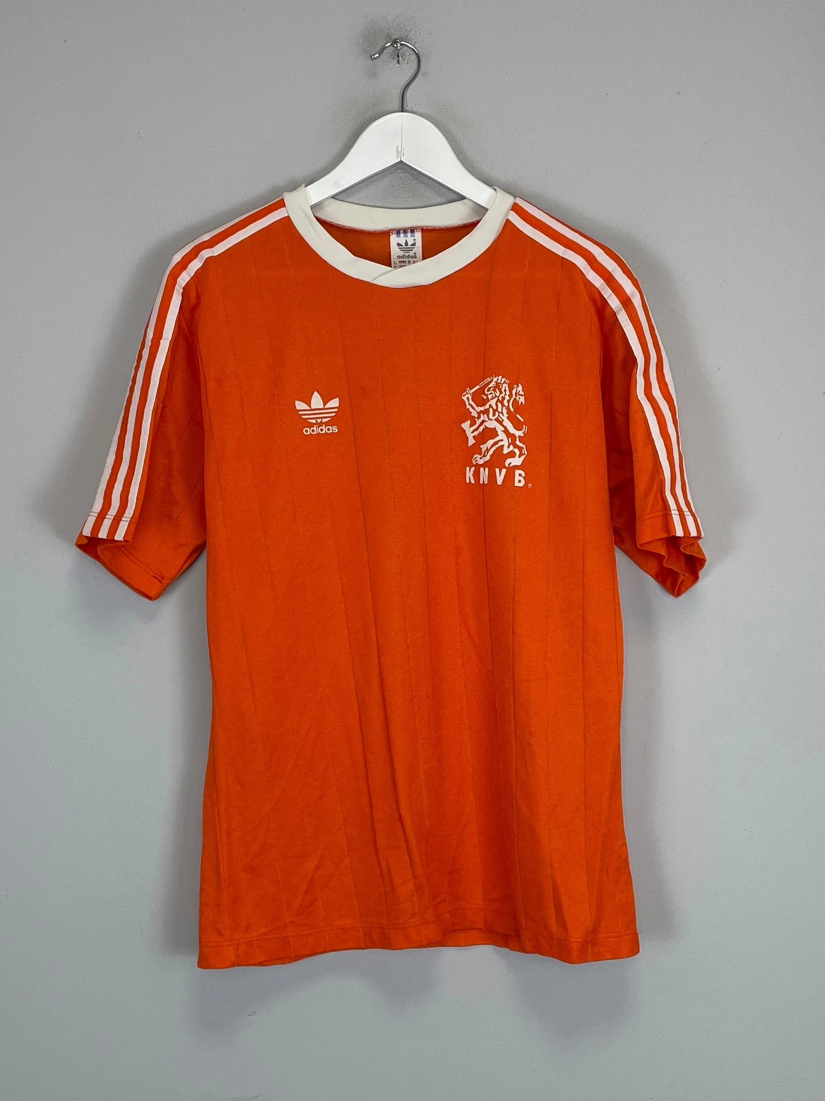 1988/90 NETHERLANDS HOME SHIRT (L) ADIDAS Hybrid Fabric Blends anti static coating