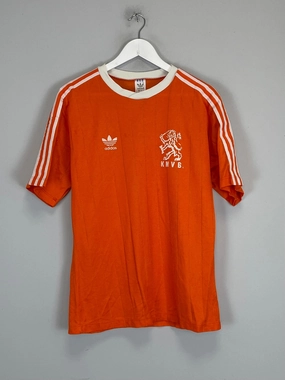 1988/90 NETHERLANDS HOME SHIRT (L) ADIDAS Hybrid Fabric Blends anti static coating