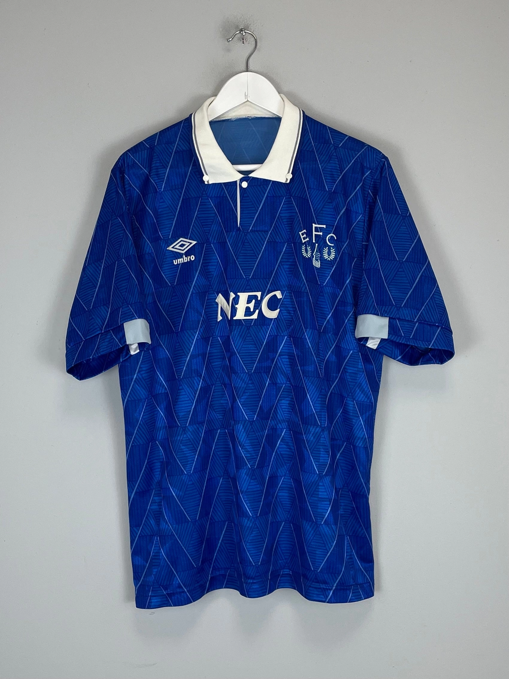 Workout Gear 1988/91 EVERTON HOME SHIRT (XL) UMBRO