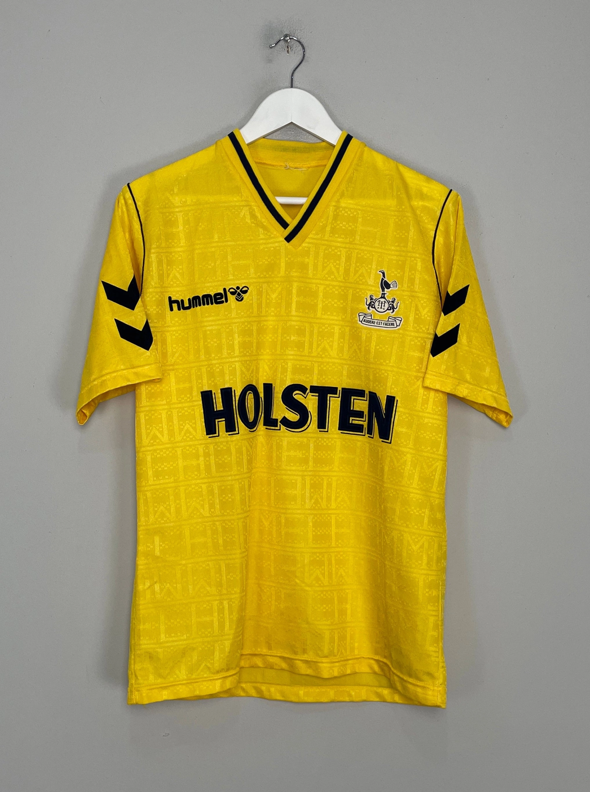 1988/91 TOTTENHAM HOTSPUR AWAY SHIRT (M) HUMMEL Outdoor Comfort