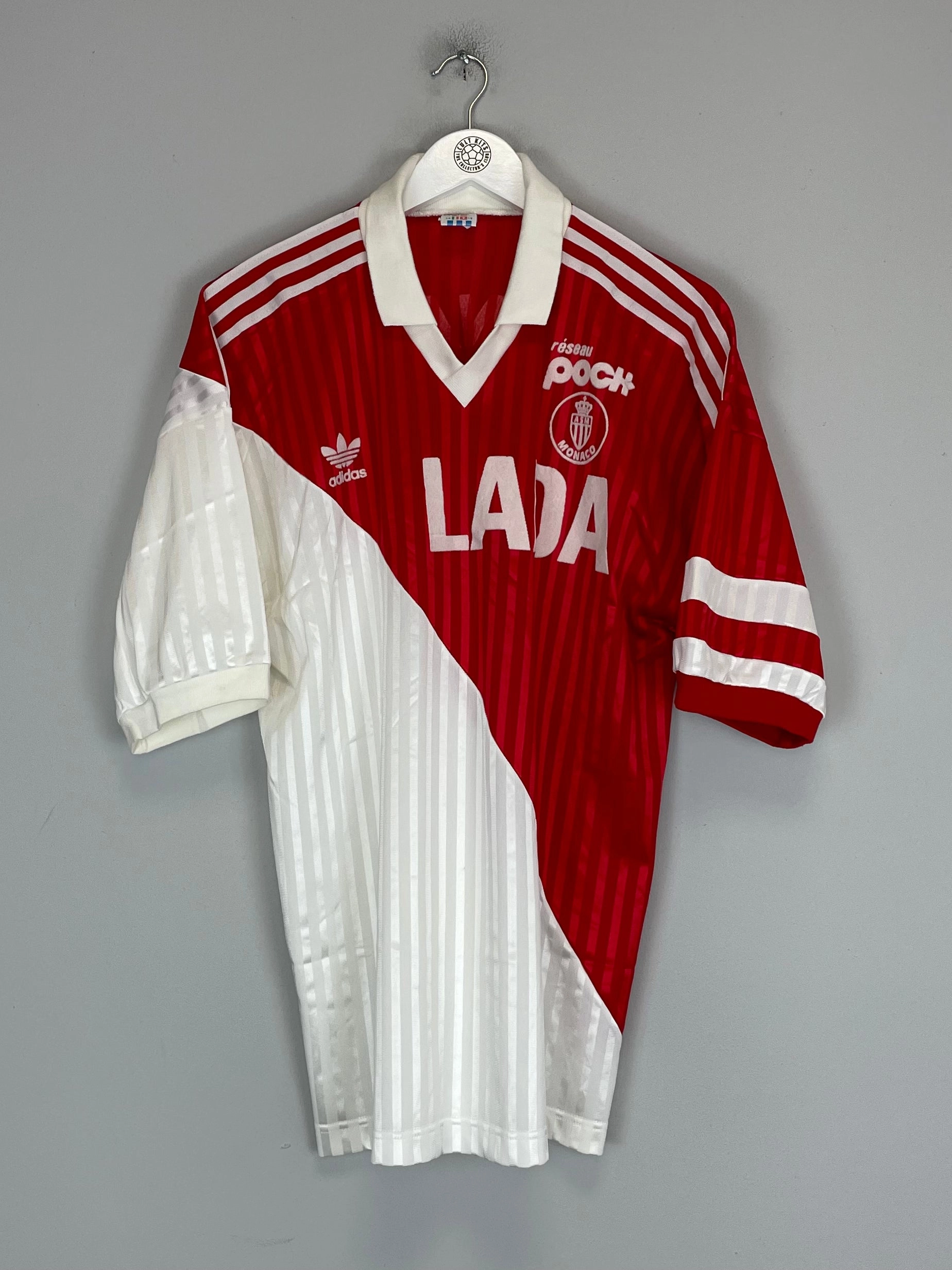1990/91 MONACO HOME SHIRT (L) ADIDAS Game Day