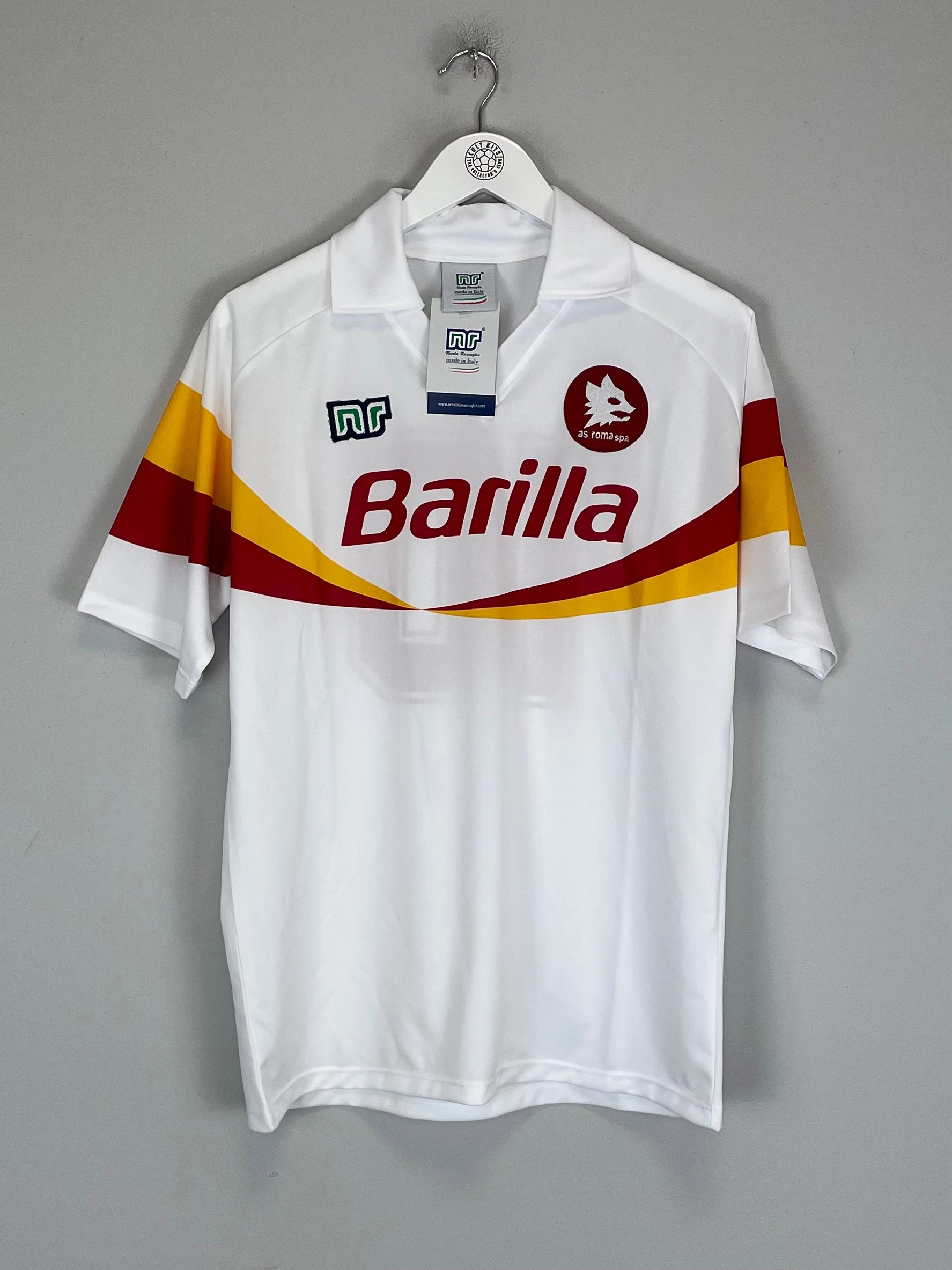 Stretch Fit Fabric Lightweight Construction 1990/91 Roma #10 *BNWT* Reissue Away Shirt (Multiple Sizes) Ennerre