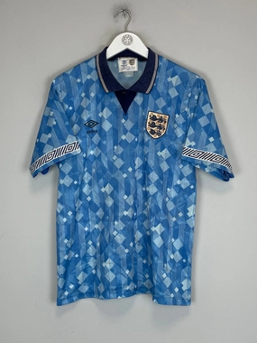 Chic Design Hypoallergenic Processing 1990/92 ENGLAND THIRD SHIRT (M) UMBRO
