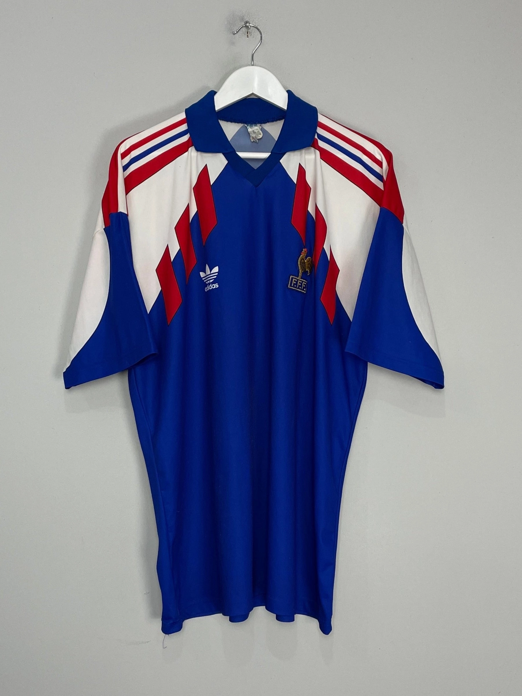 Fan Approved 1990/92 FRANCE HOME SHIRT (XL) ADIDAS
