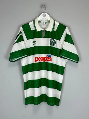 1991/92 CELTIC HOME SHIRT (XL) UMBRO UV Protection Fabric
