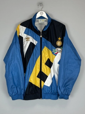Wicking Inner Layer bleach 1991/93 INTER MILAN TRACK JACKET (XL) UMBRO