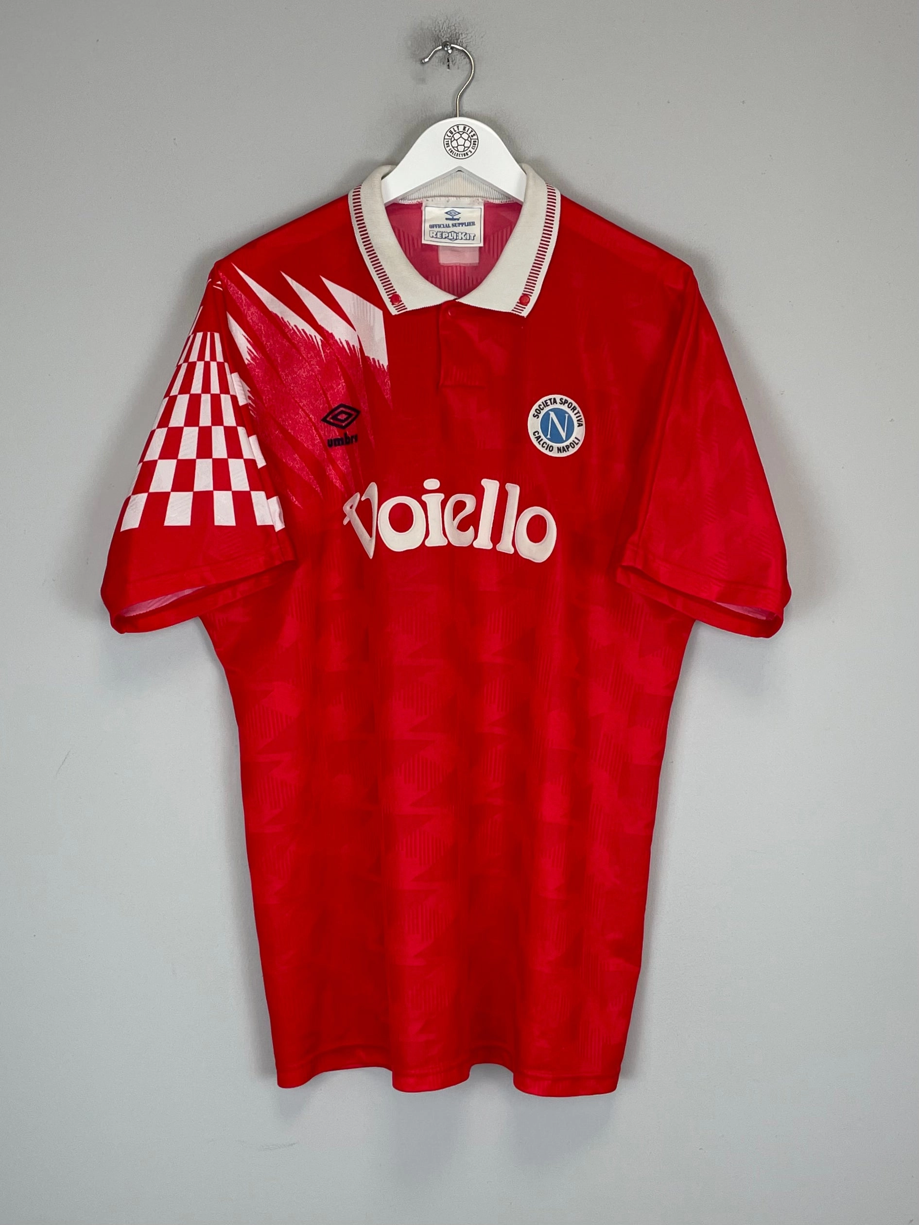 Mesh Ventilation Panels 1991/93 NAPOLI THIRD SHIRT (XL) UMBRO