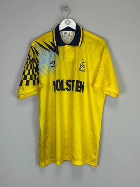 Soft Touch Inner Layer Fade Resistant Prints 1991/94 TOTTENHAM #10 AWAY SHIRT (XL) UMBRO