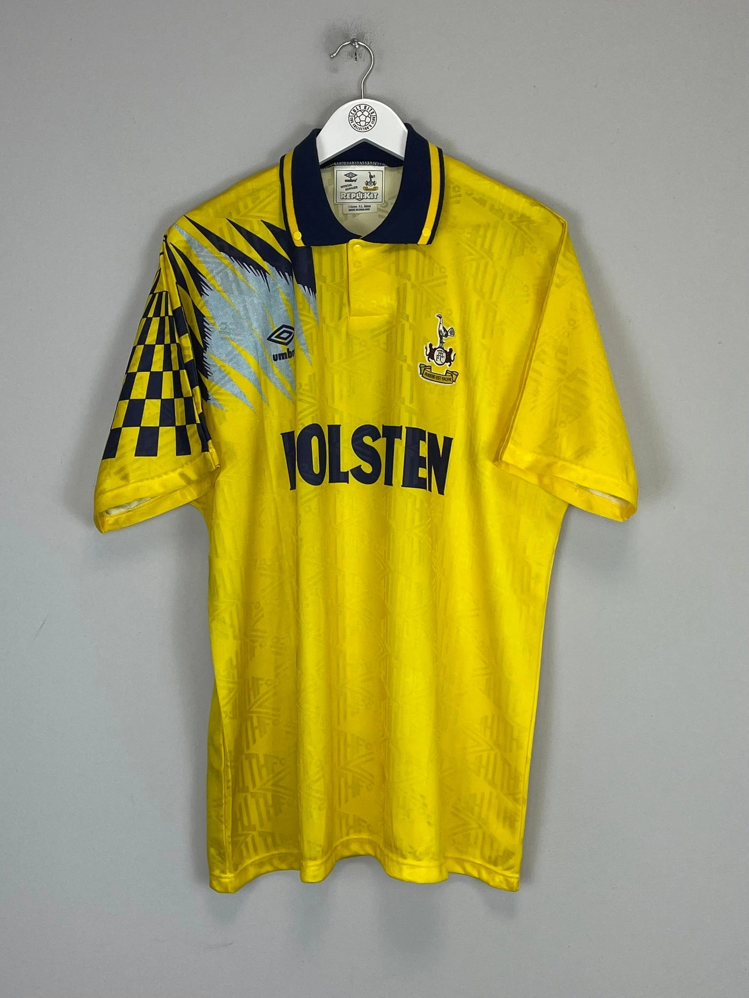 Soft Touch Inner Layer Fade Resistant Prints 1991/94 TOTTENHAM #10 AWAY SHIRT (XL) UMBRO