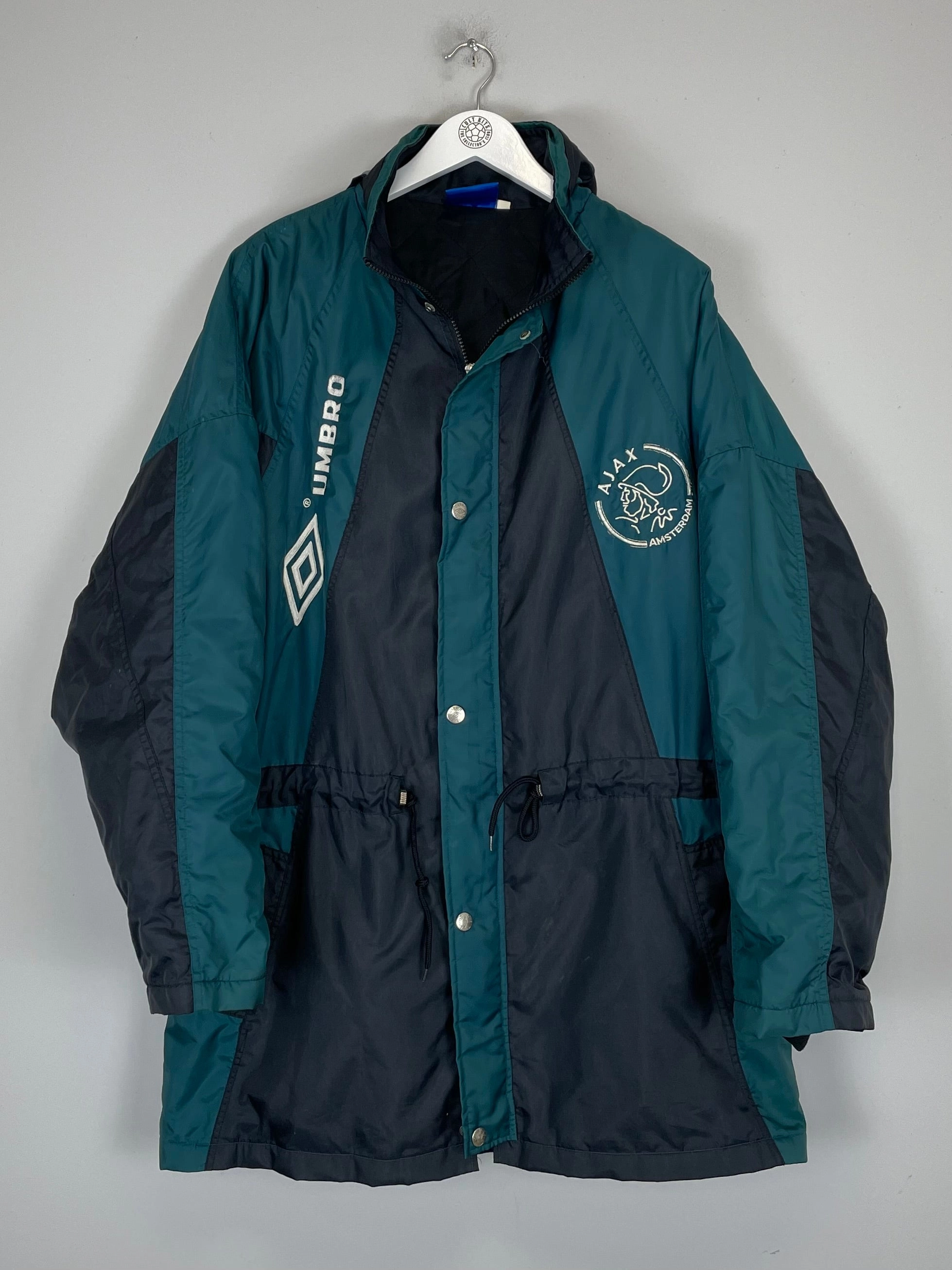 advertising venue Flexible Motion 1992/93 AJAX BENCH COAT (XL) UMBRO