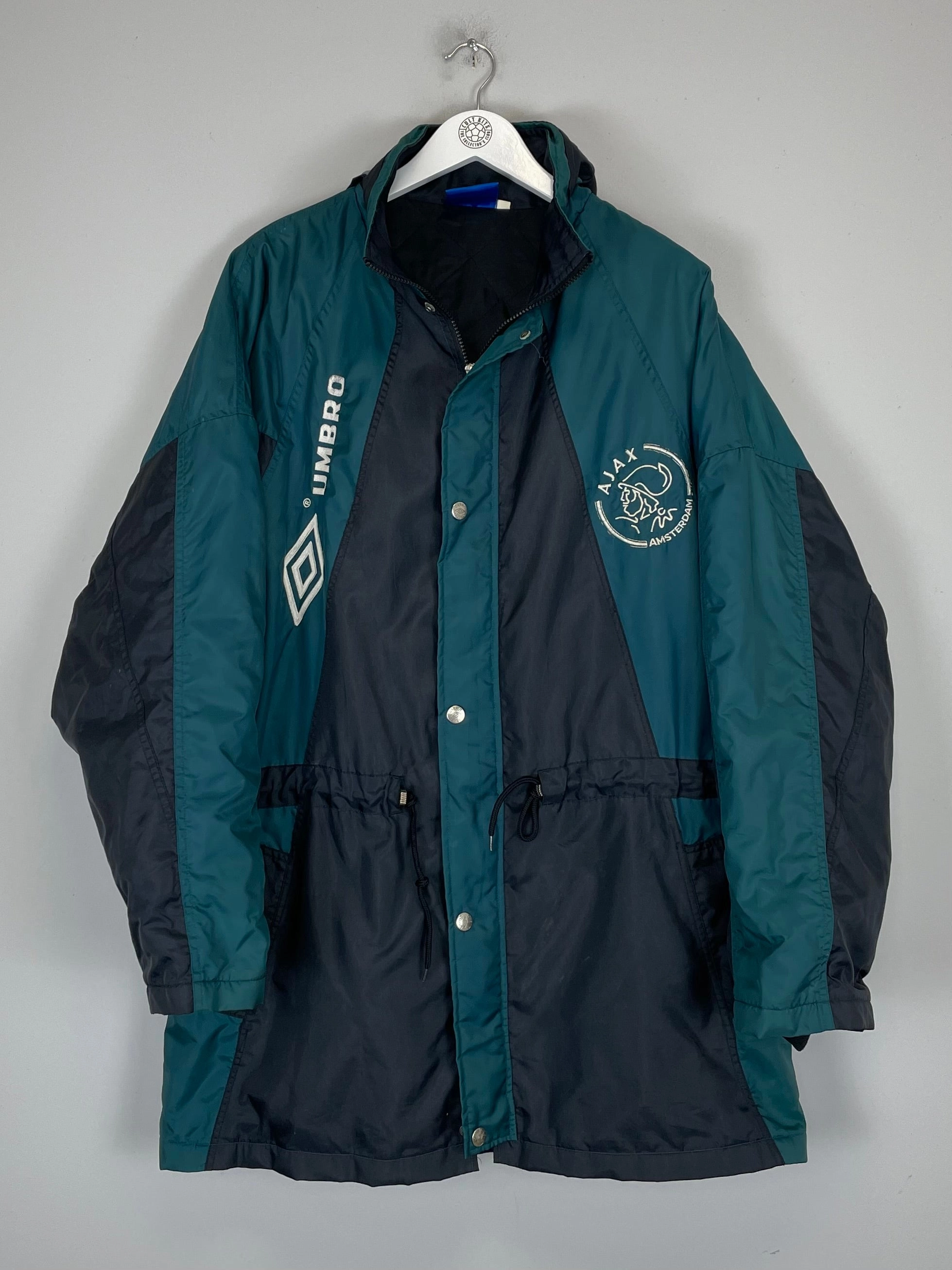loop GridKnit Structure 1992/93 AJAX BENCH COAT (XL) UMBRO