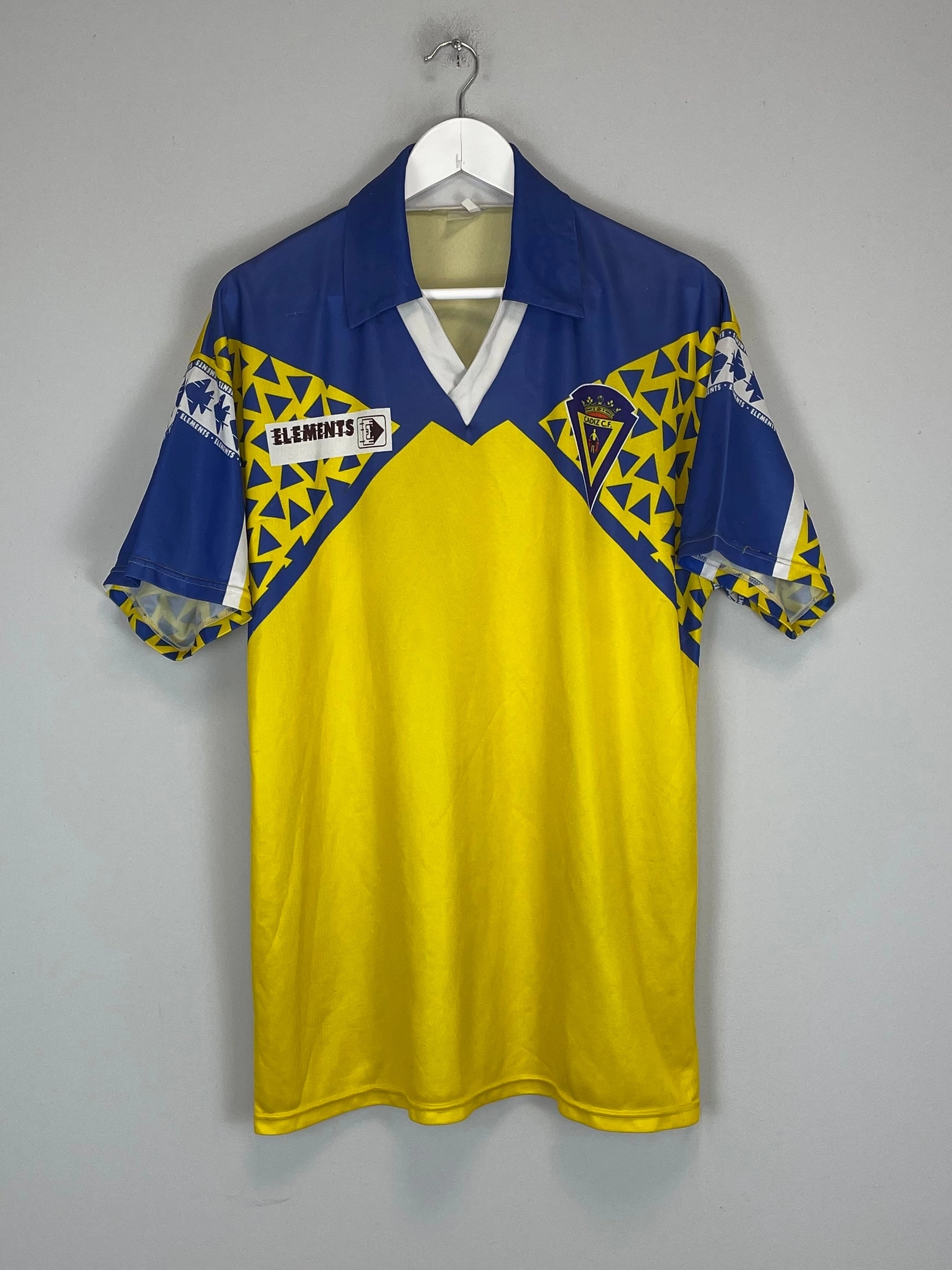 Fan Approved 1992/93 CADIZ FC HOME SHIRT (XL) ELEMENTS