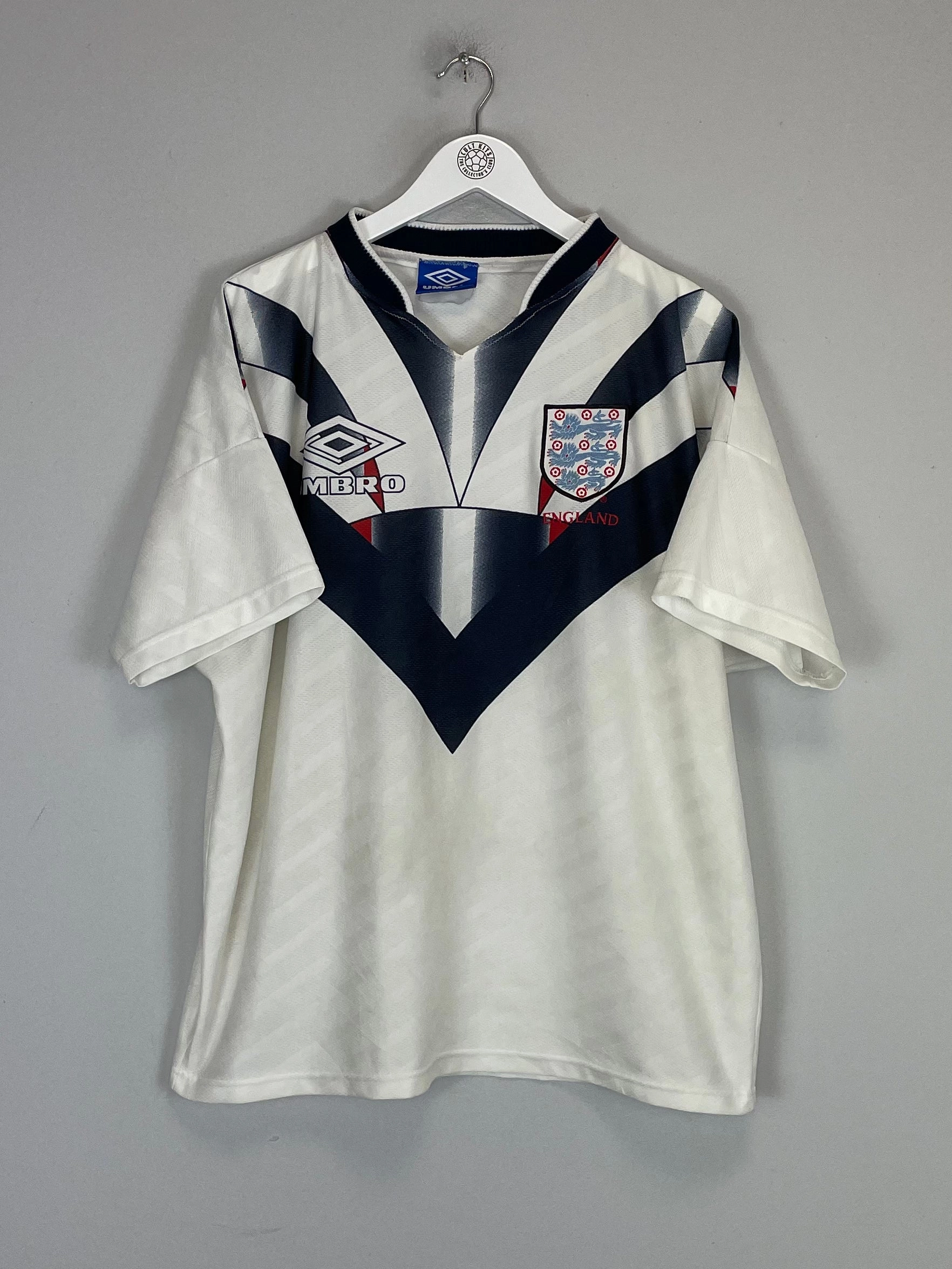 1992/94 ENGLAND TRAINING SHIRT (XL) UMBRO Durable Stitching