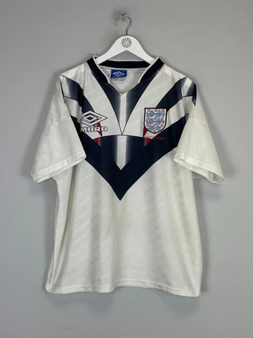1992/94 ENGLAND TRAINING SHIRT (XL) UMBRO Durable Stitching