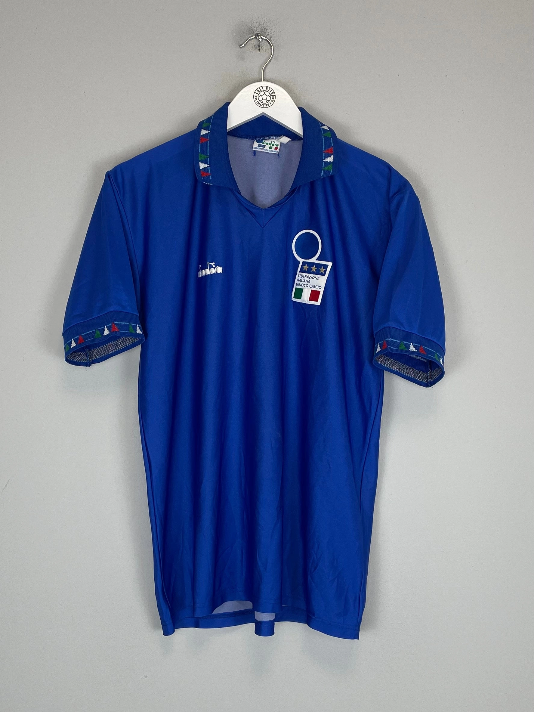 1992/94 ITALY HOME SHIRT (S) DIADORA Moisture Management System