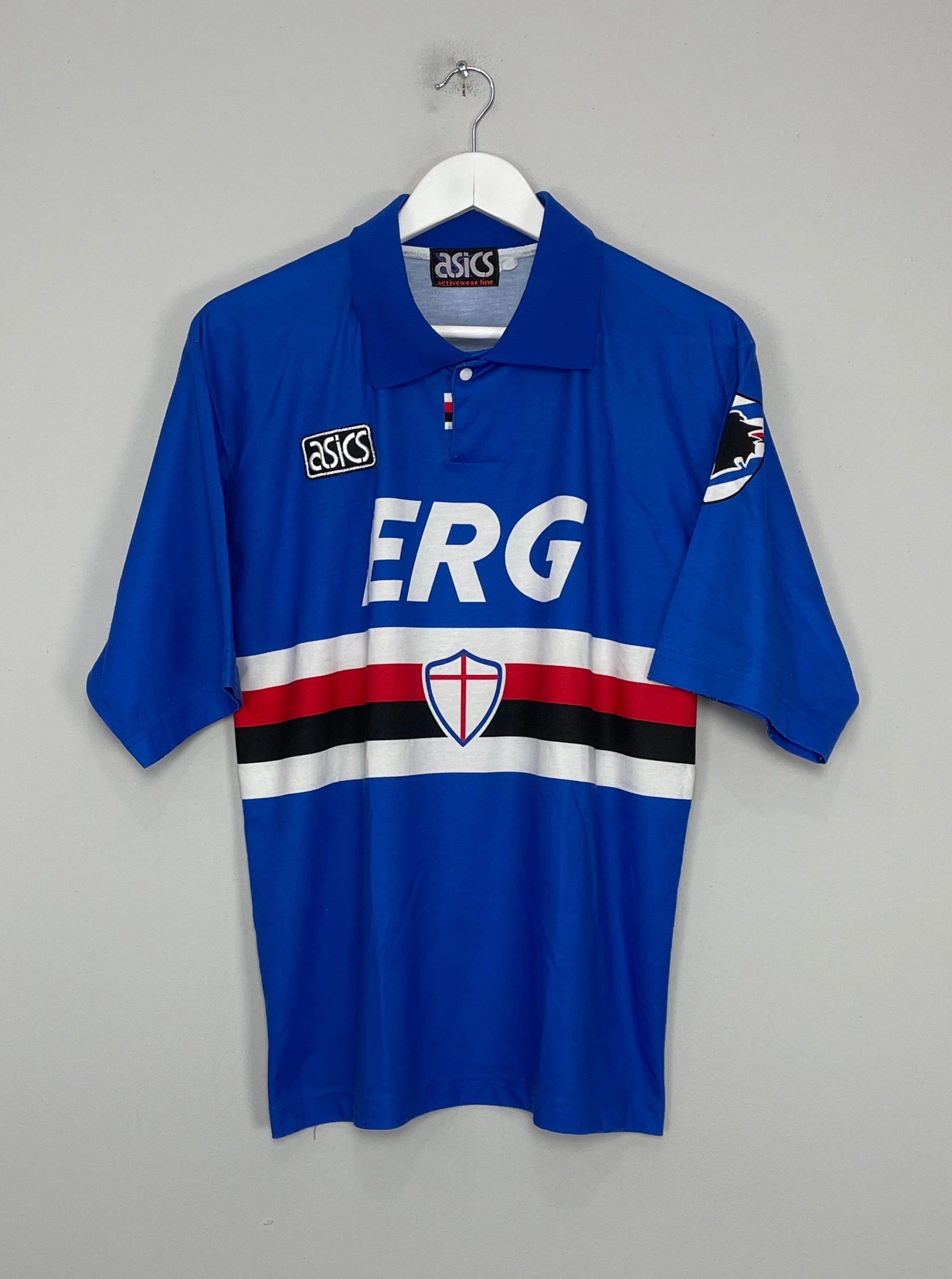 1992/94 SAMPDORIA HOME SHIRT (M) ASICS Casual Movement