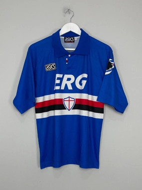 1992/94 SAMPDORIA HOME SHIRT (M) ASICS Casual Movement