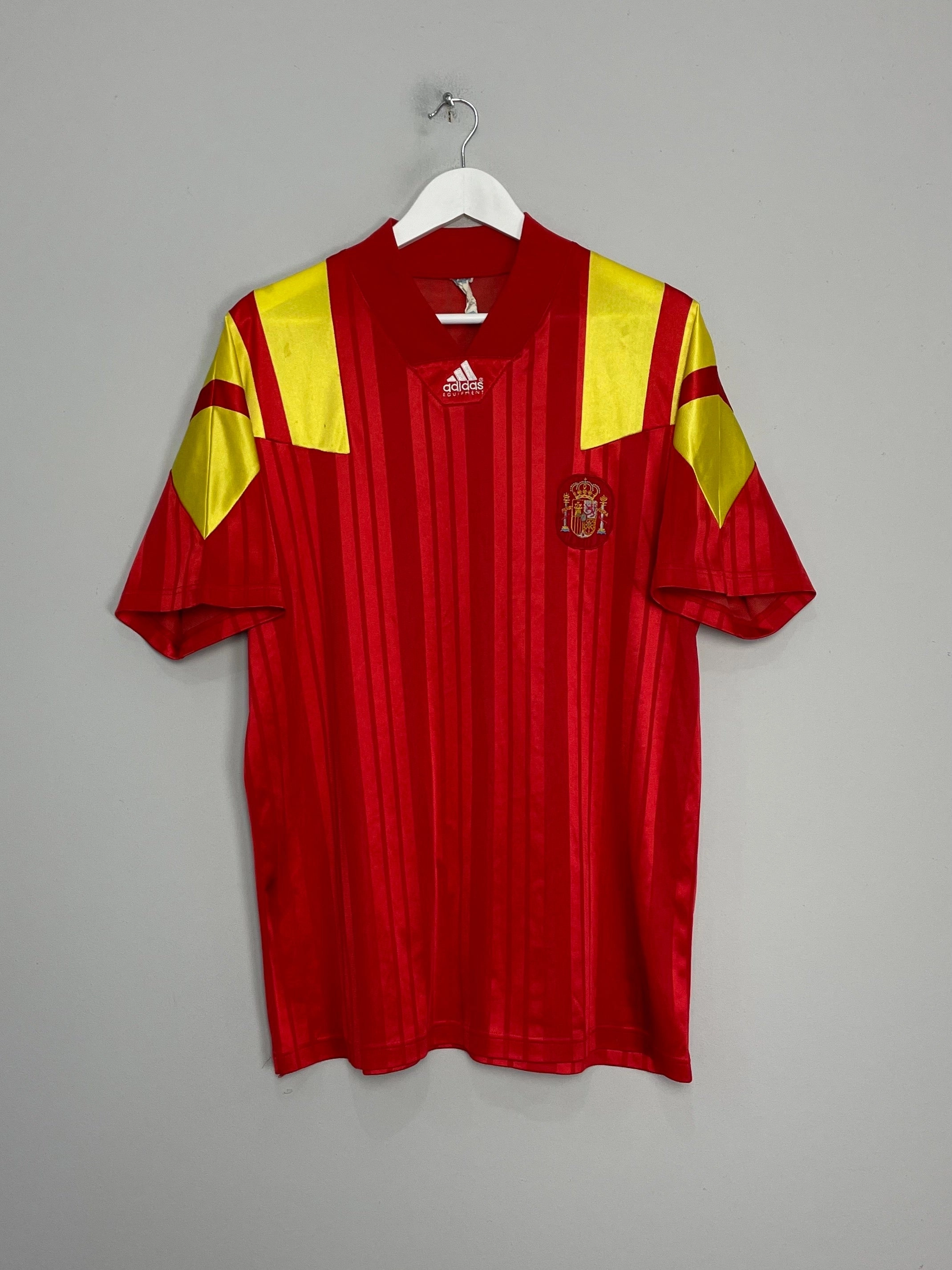 Anti Pilling Treatment Studio Fit 1992/94 SPAIN HOME SHIRT (L) ADIDAS