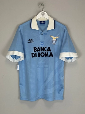 Anti Fade Technology 1993/95 LAZIO HOME SHIRT (M) UMBRO