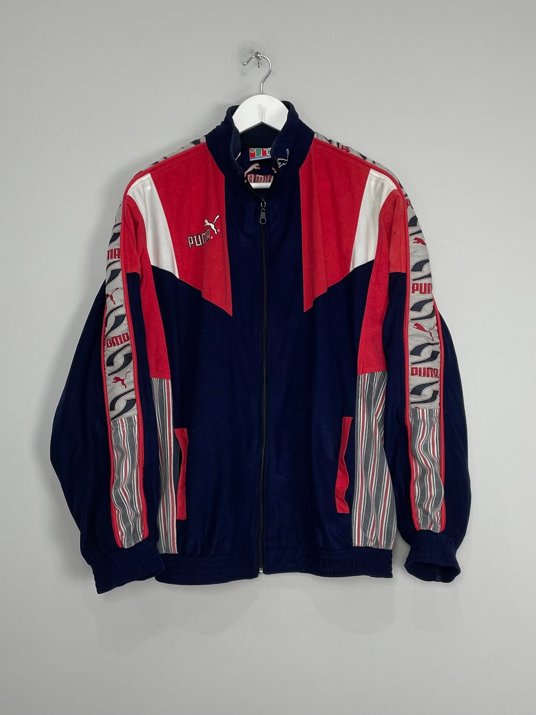 1994/95 ATLETICO MADRID TRACK JACKET (L) PUMA Trendy Outfit FourWayStretch