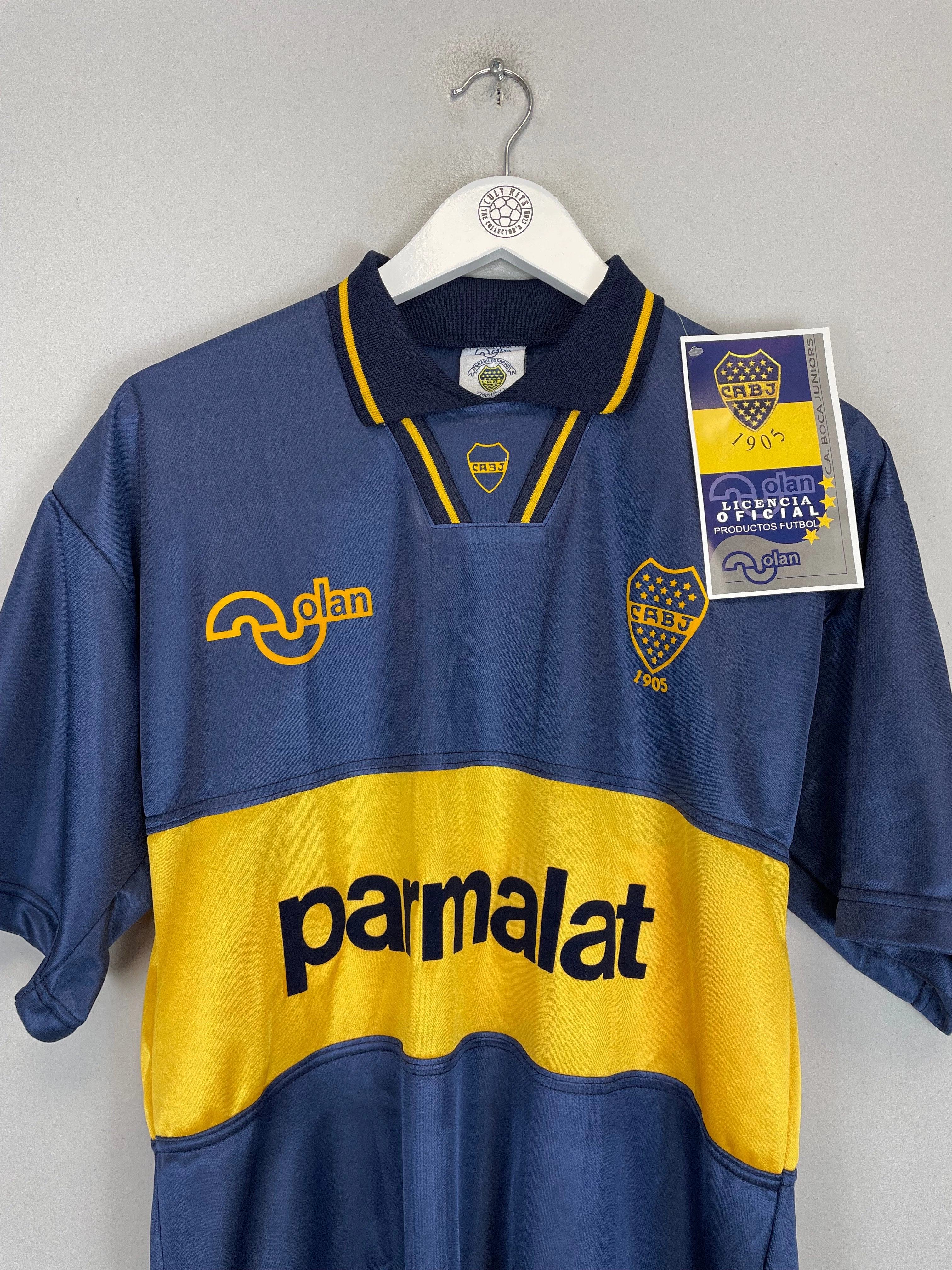 Roll Up Cuff System 1994/95 Boca Juniors (Maradona) #10 *Reissue* BNWT Home (Multiple Sizes) Olan