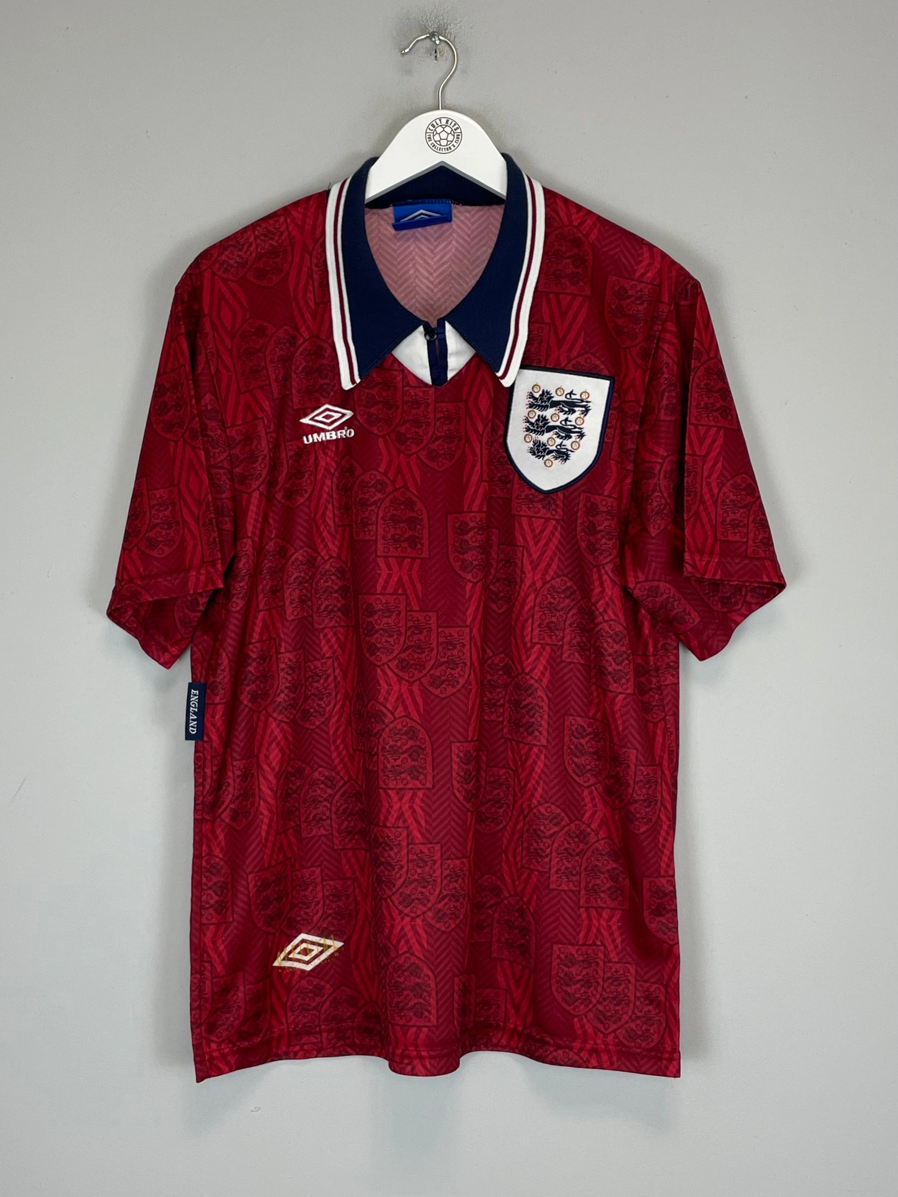 Eco Friendly Blend 1994/95 ENGLAND AWAY SHIRT (L) UMBRO