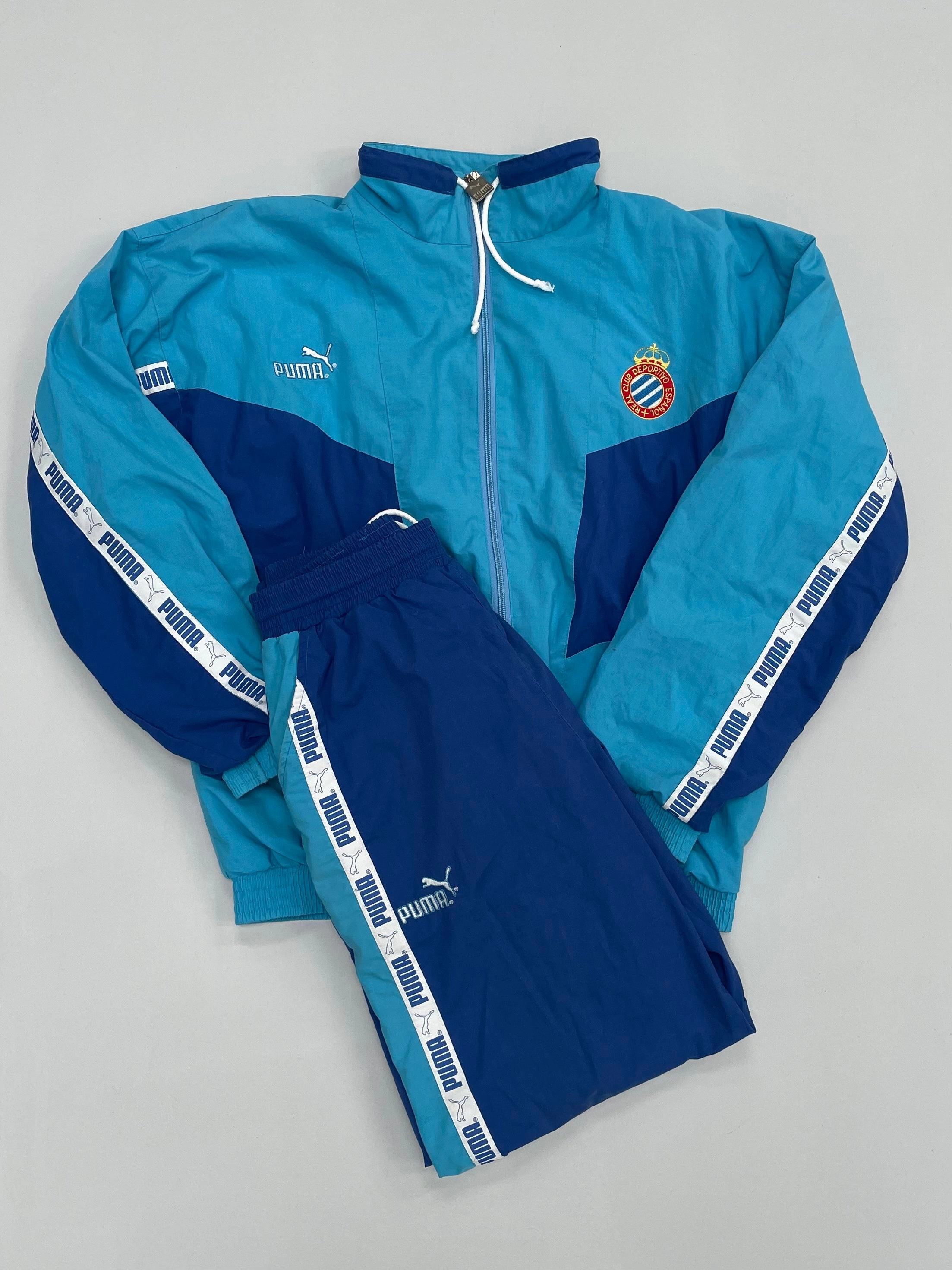 1994/95 ESPANYOL FULL TRACKSUIT (M) PUMA Feel