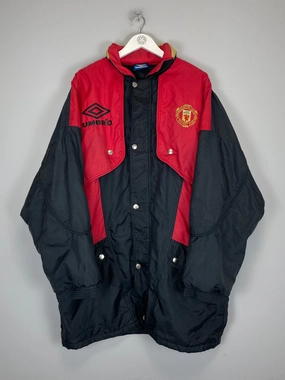 1994/95 MANCHESTER UNITED BENCH COAT (XL) UMBRO Packaging