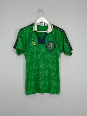 1994/95 NORTHERN IRELAND PROTOTYPE HOME SHIRT (S) UMBRO Double Stitched Edges